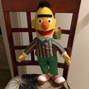 Colorful Striped Sweater Plush Toy